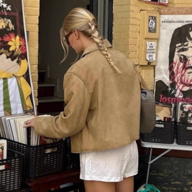 Suede Coat /FEMME/ M. TRADITION COLLECTION