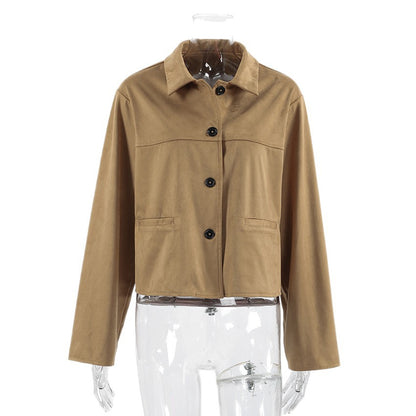 Suede Coat /FEMME/  M. TRADITION COLLECTION