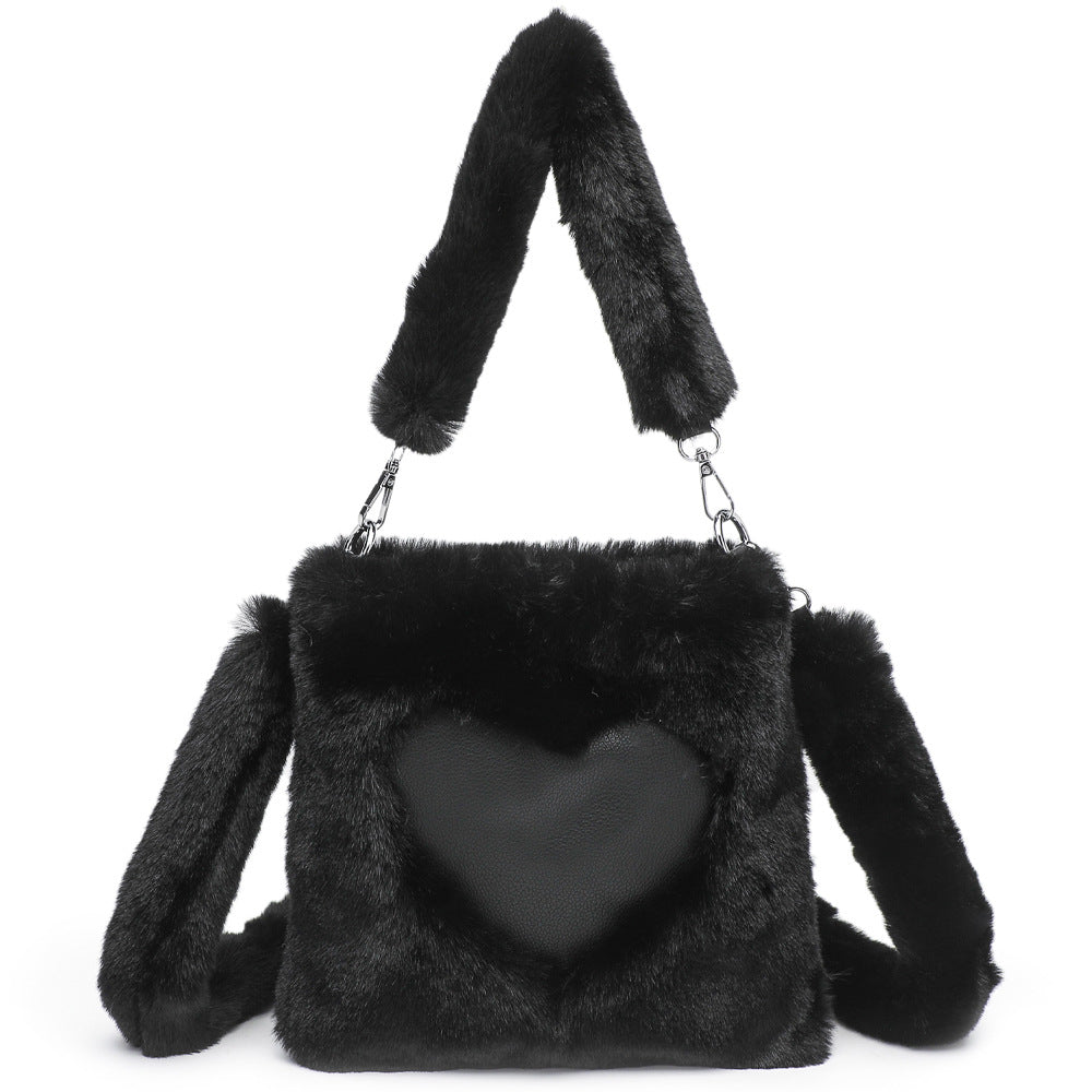 MILHEIR Fluffy Shoulder Bag