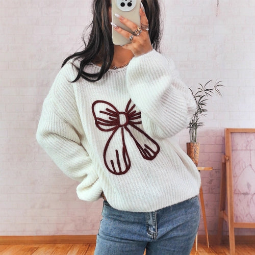 MILHEIR Bow Sweater