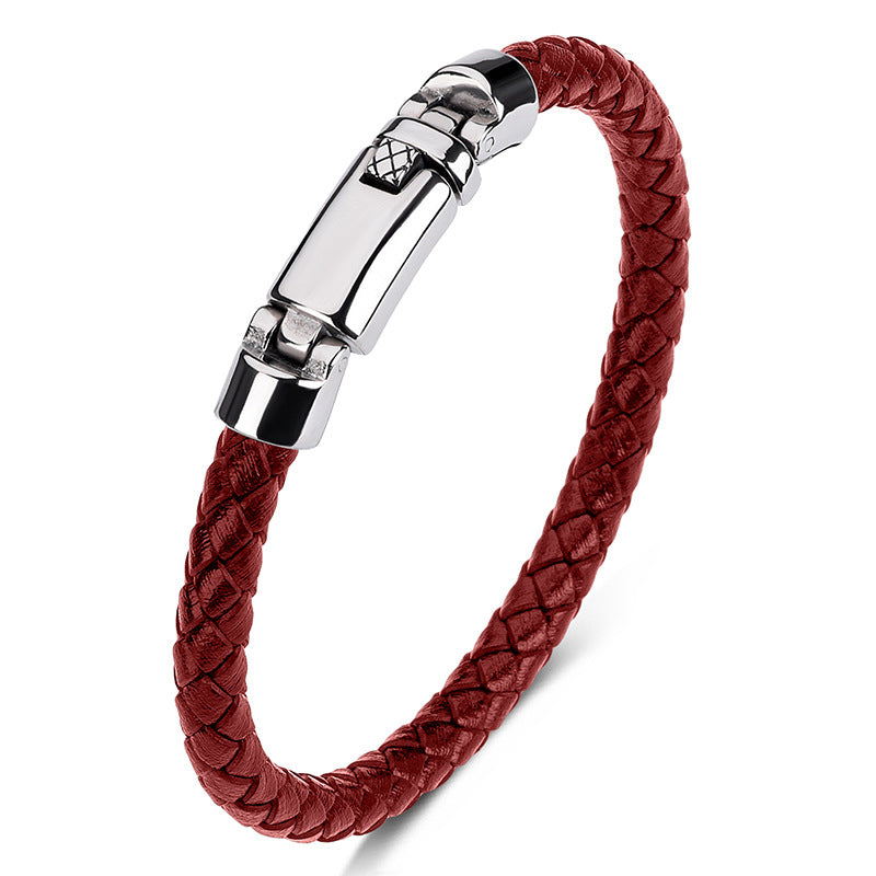 MILHEIR Hand-woven Leather Stainless Steel