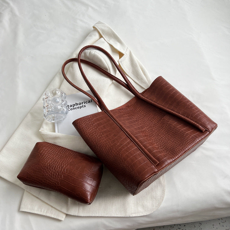 MILHEIR Soft Leather Combination Bag