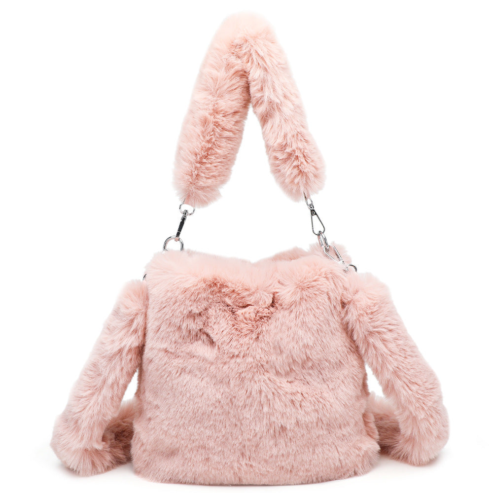 MILHEIR Fluffy Shoulder Bag