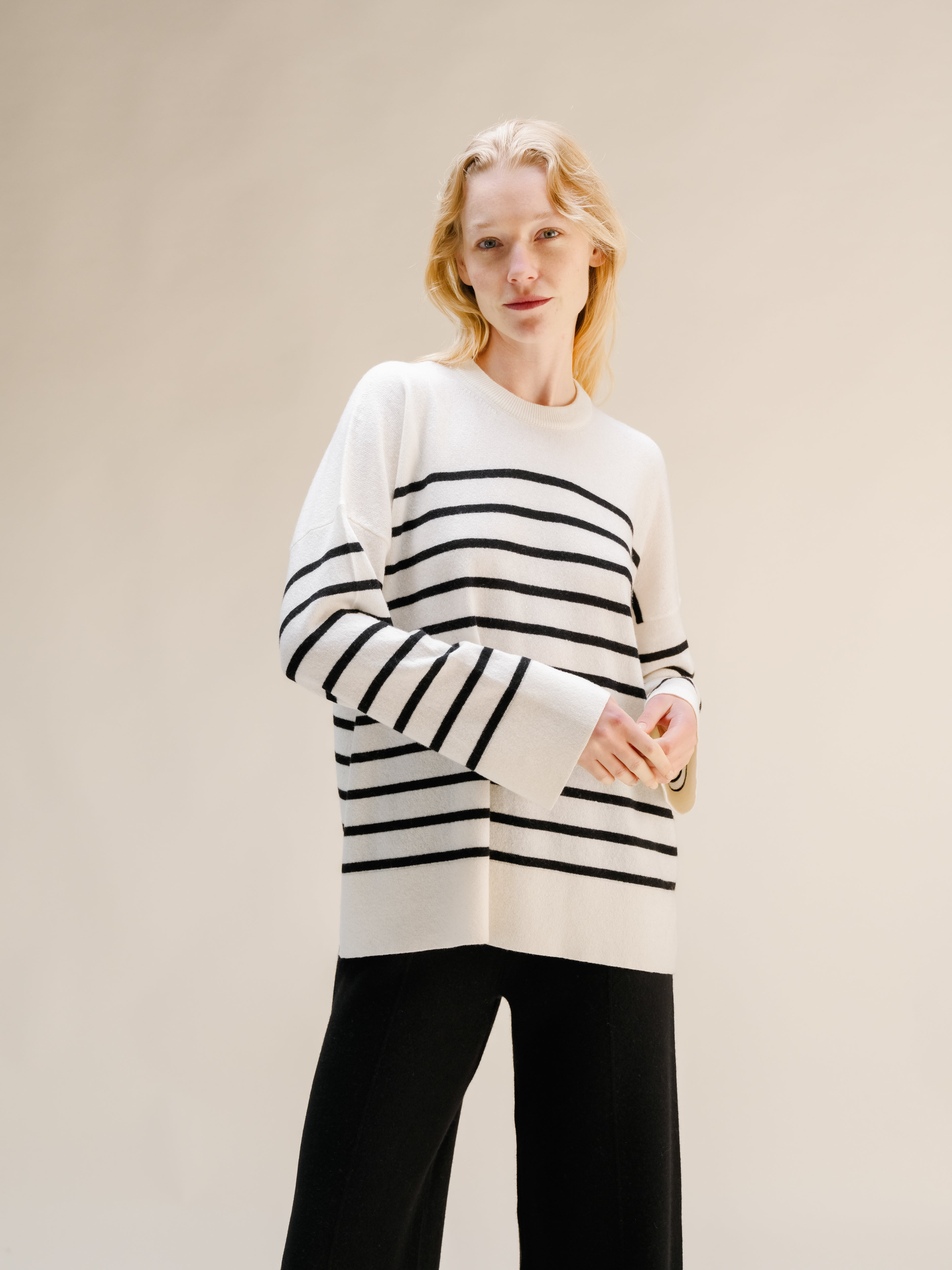 MILHEIR Cashmere Striped Sweater