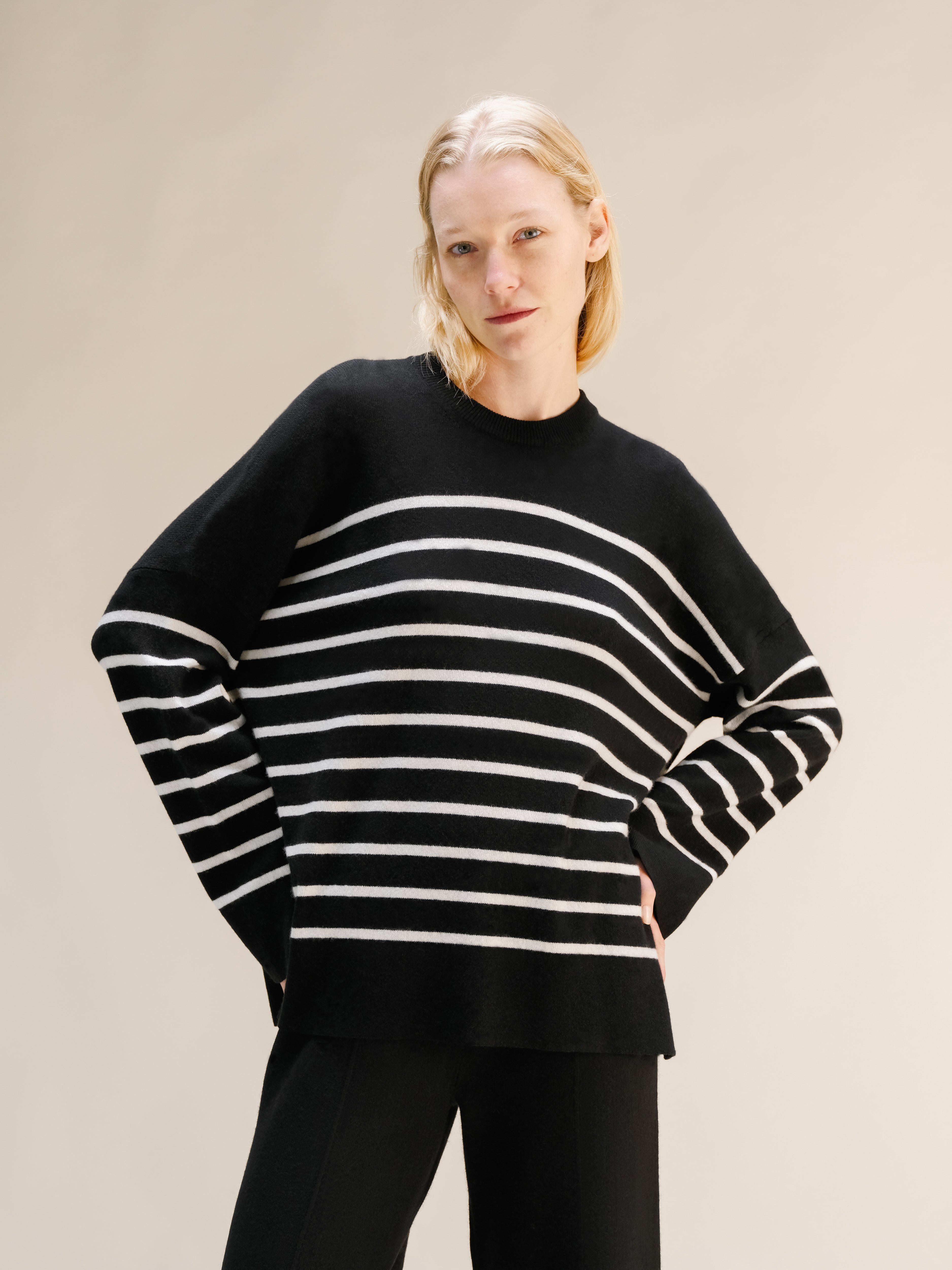 MILHEIR Cashmere Striped Sweater