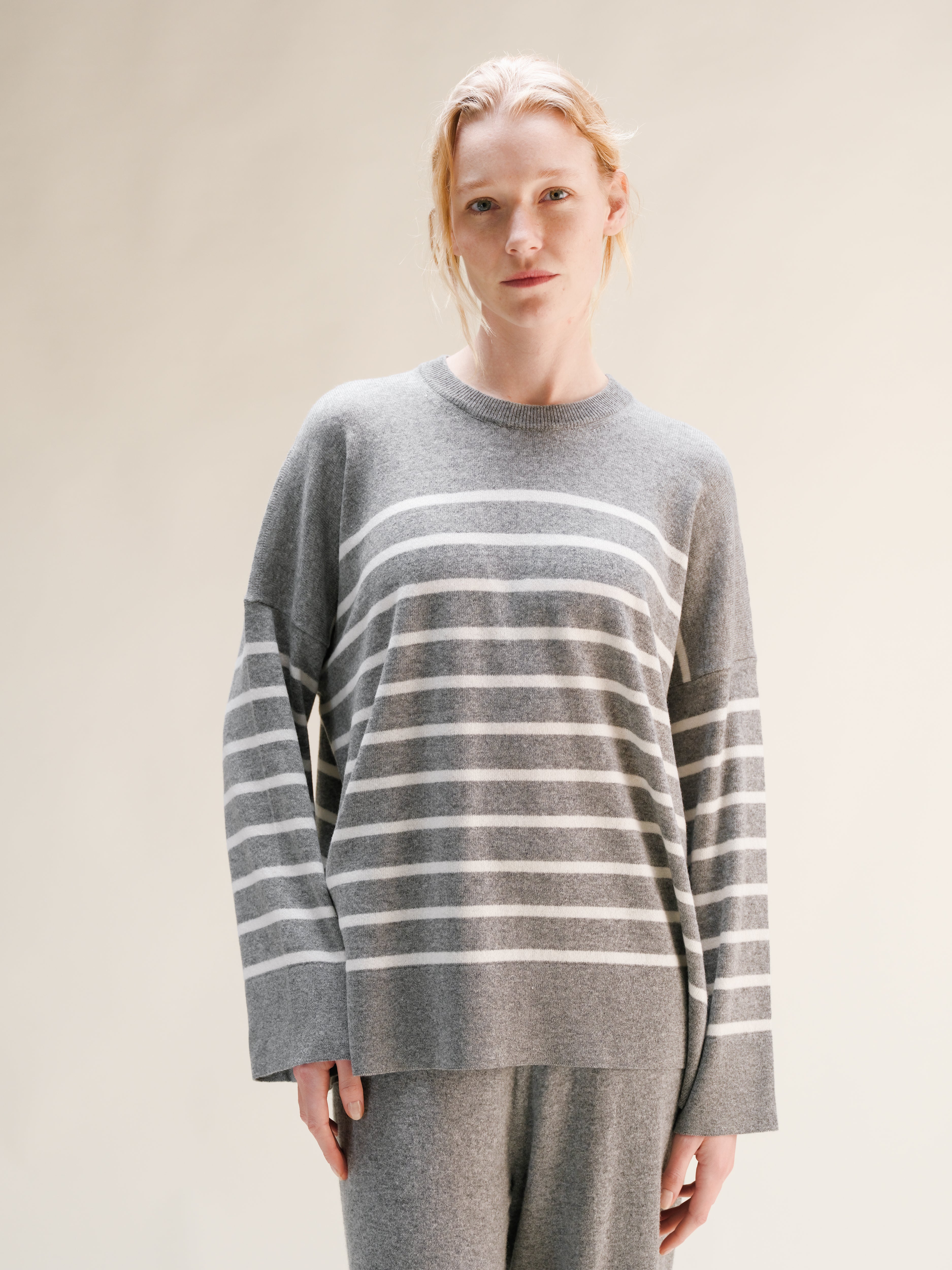MILHEIR Cashmere Striped Sweater