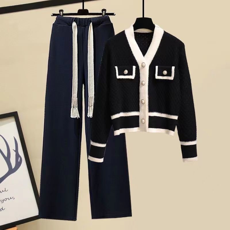 MILHEIR Sweater and Pants Two-piece Set