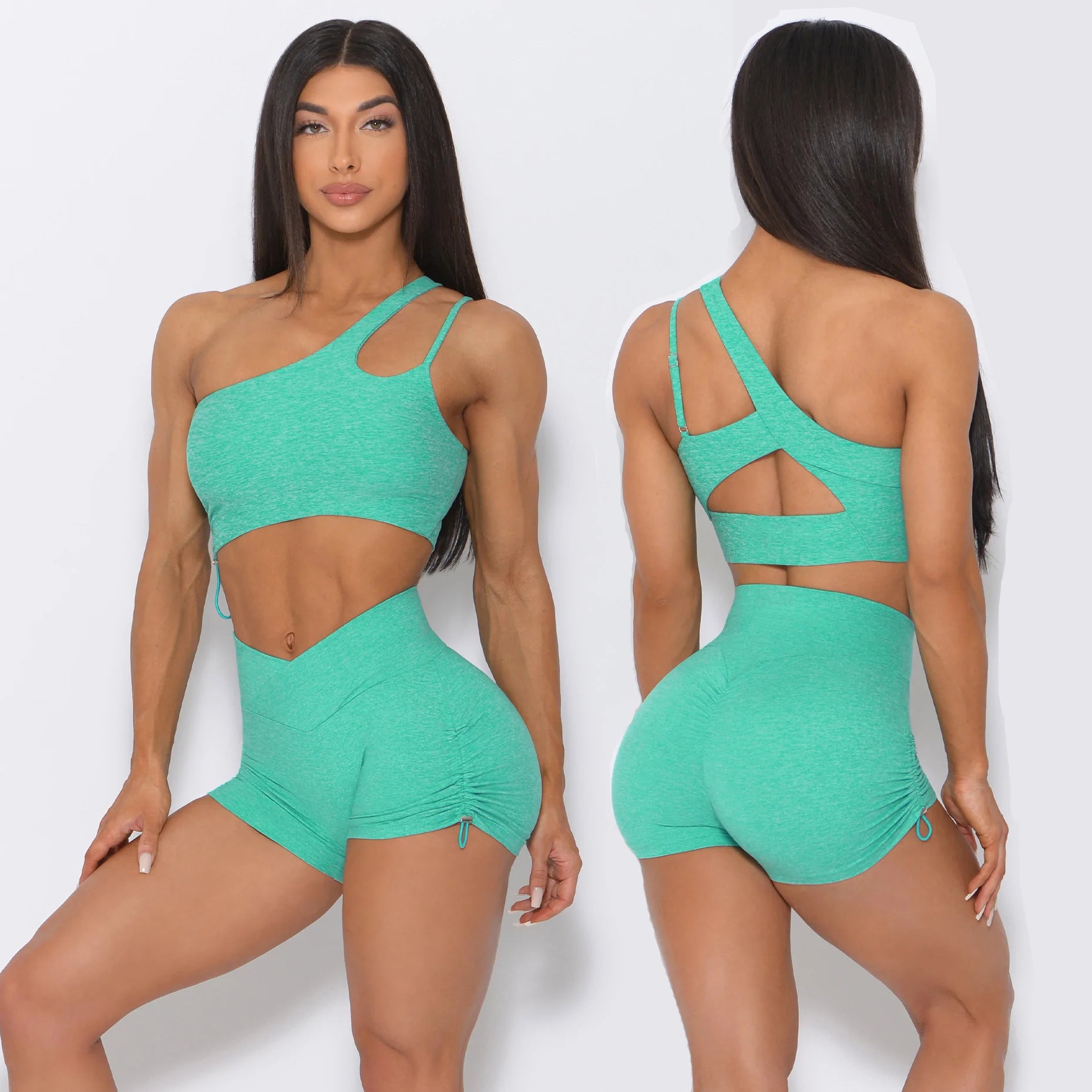 MILHEIR Sportswear Bra Shorts Gym  Suit