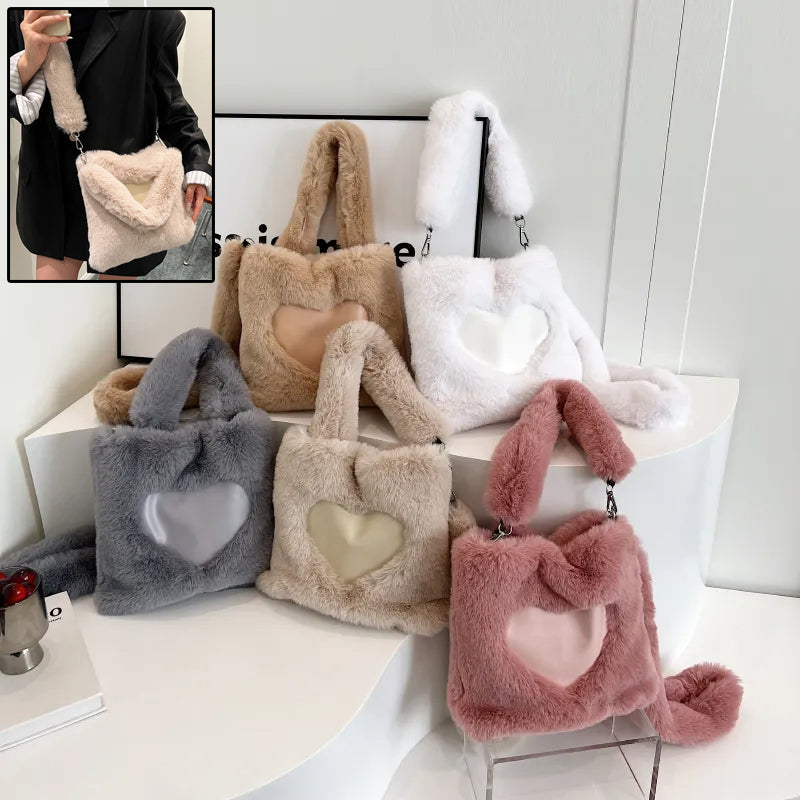 MILHEIR Fluffy Shoulder Bag